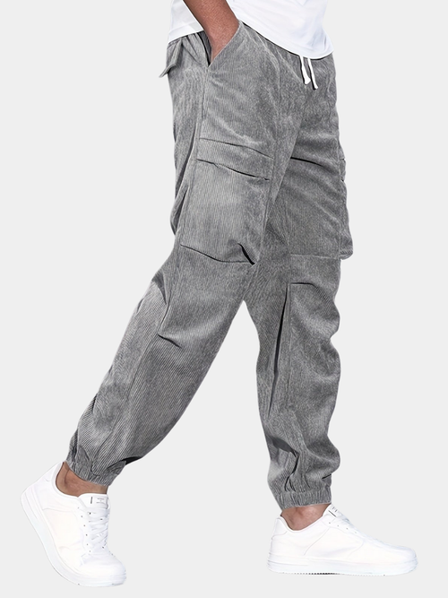 Helvano | Cargohose aus Cord für Herren