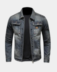 Helvano | Zip-Jeansjacke für Herren