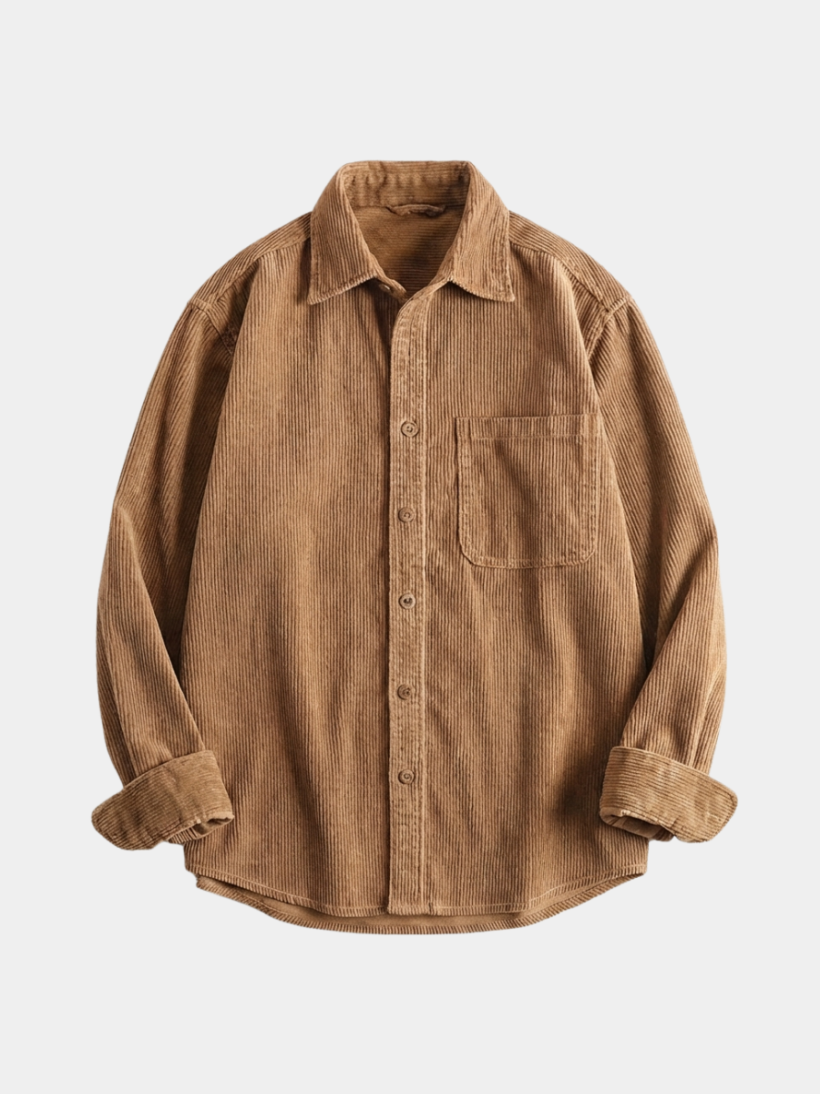 Helvano | Cord-Overshirt für Herren