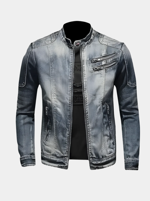 Helvano | Jeansjacke für Herren in Grau