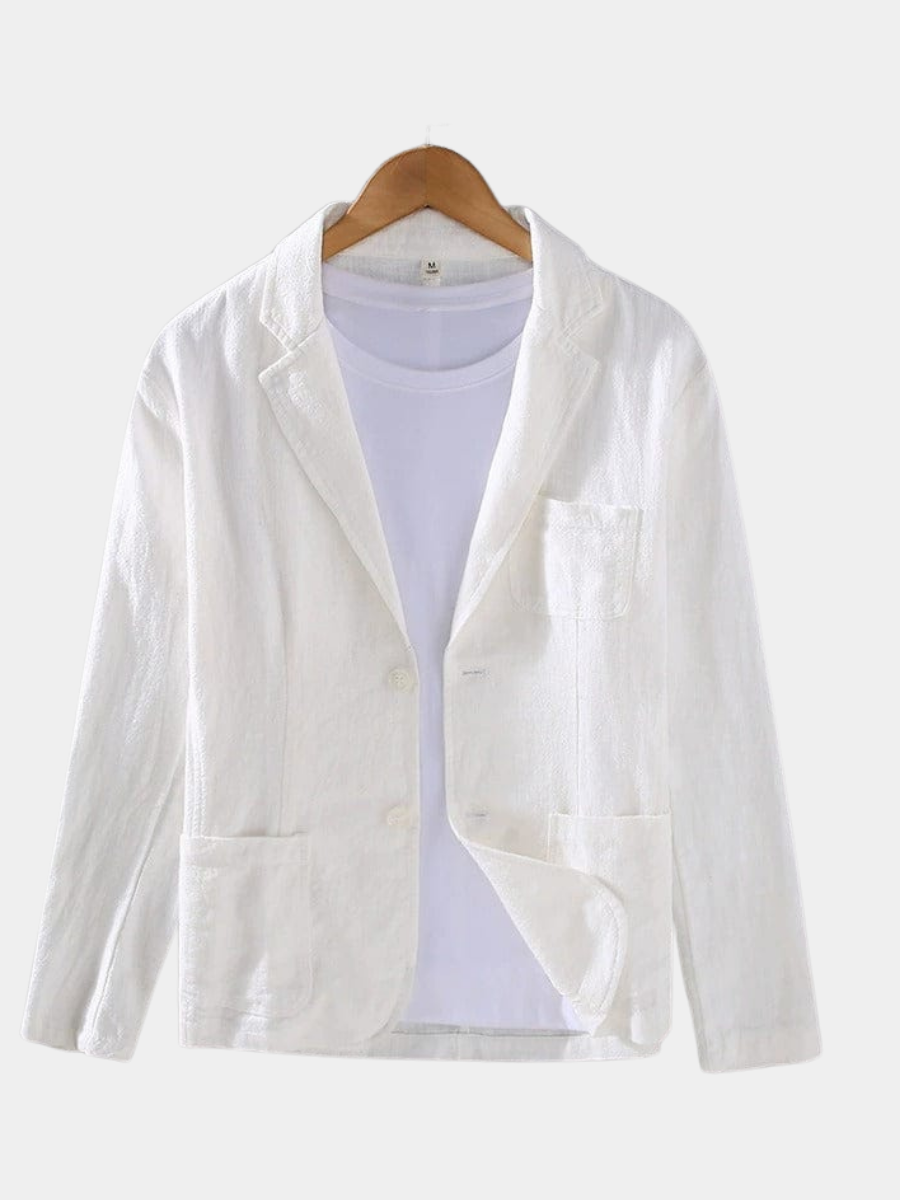 Helvano | Herren Leinen-Blazer regular
