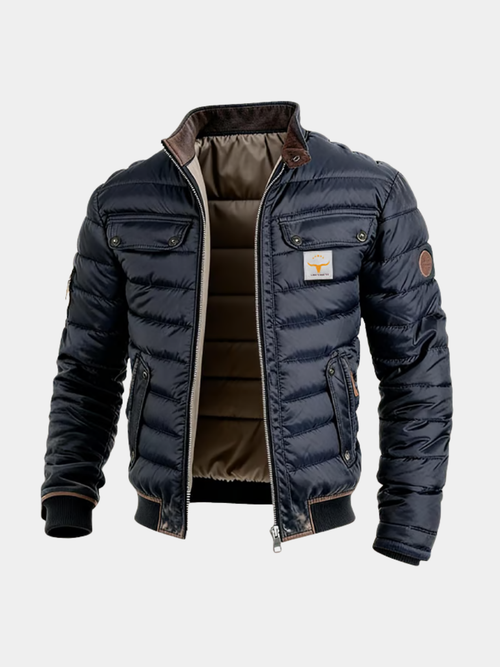 Helvano | Moderne Winterjacke für Herren in Marineblau