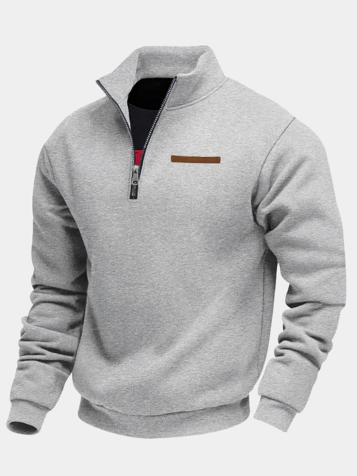 Helvano | Casual Fleece-Sweatshirt für Herren