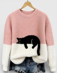 Helvano | Damen-Pullover mit Animal-Print