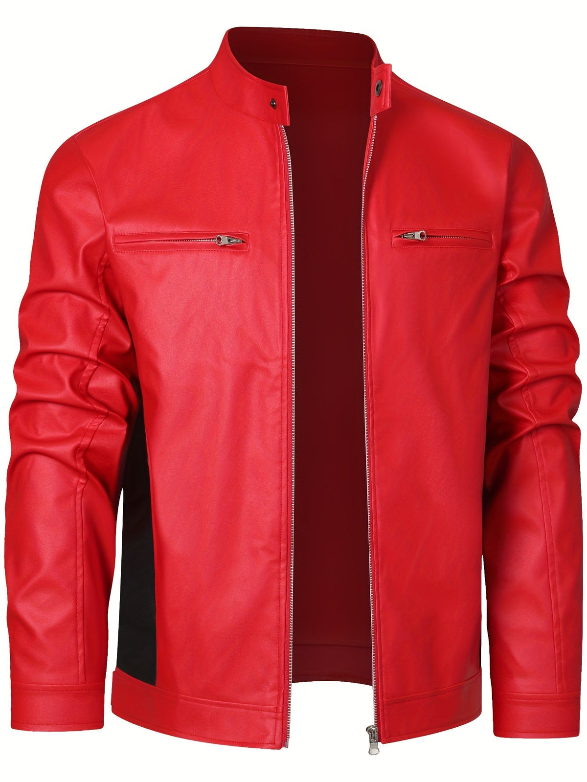 Helvano | Herren Kunstlederjacke mit Reissverschluss