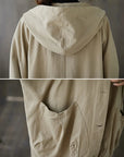 Helvano | Langer Trenchcoat für Damen