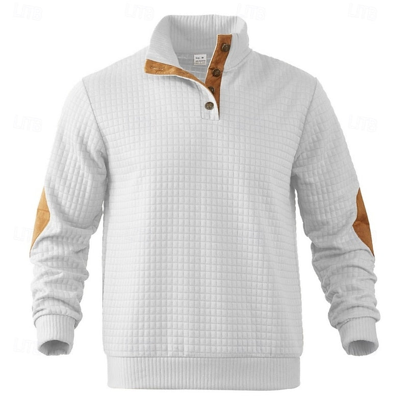 Helvano | Strickpullover mit Stehkragen für Herren