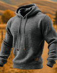 Helvano | Strukturierter Hoodie für Herren
