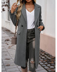 Helvano | Taillierter Longline-Mantel für Damen