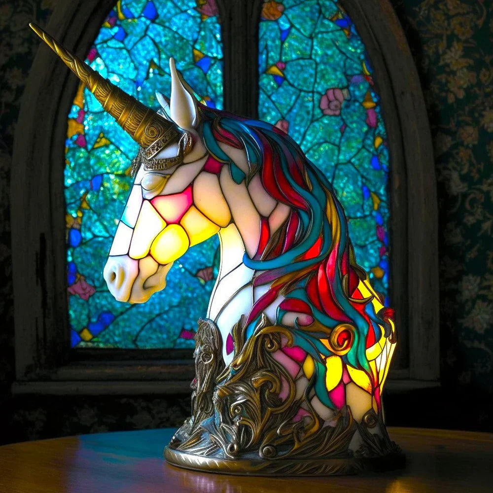 Helvano | Kunstvolle Tierlampe mit Figuren