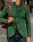 Helvano | Strukturierte Strickjacke für Herren