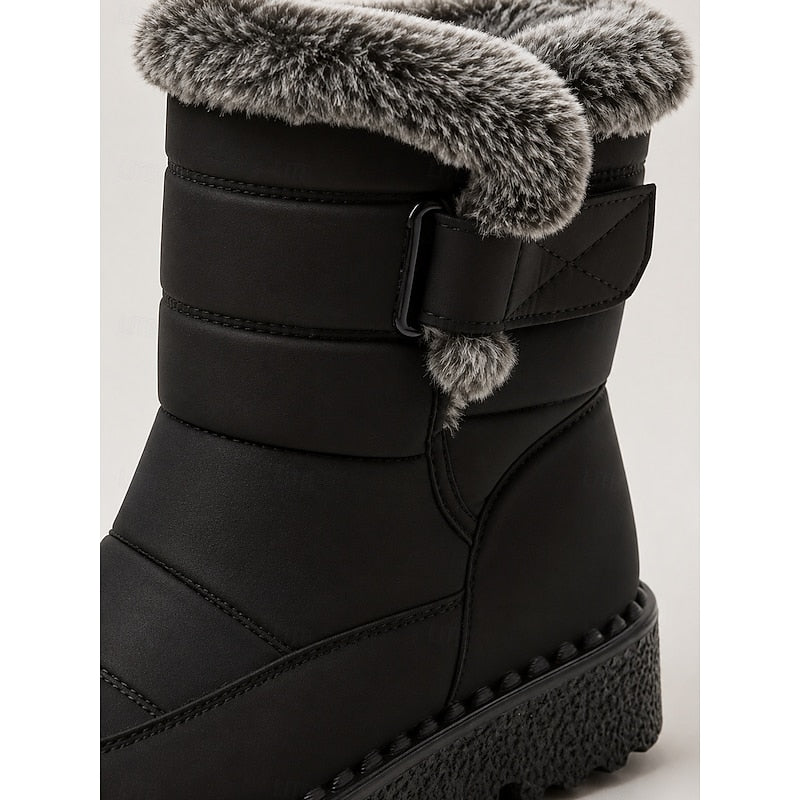 Helvano | Winterstiefel mit Fell-Optik für Damen