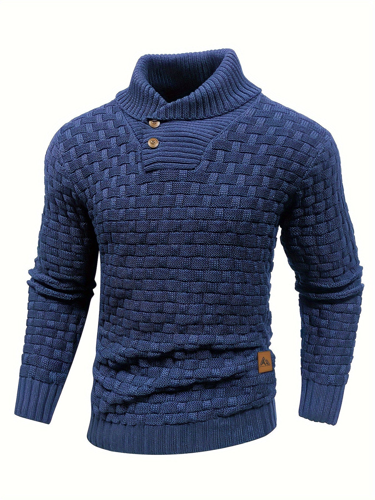 Helvano | Strickpullover mit Schalkragen für Herren