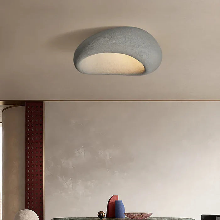Helvano | Wabi-Sabi Deckenleuchte in Steinoptik