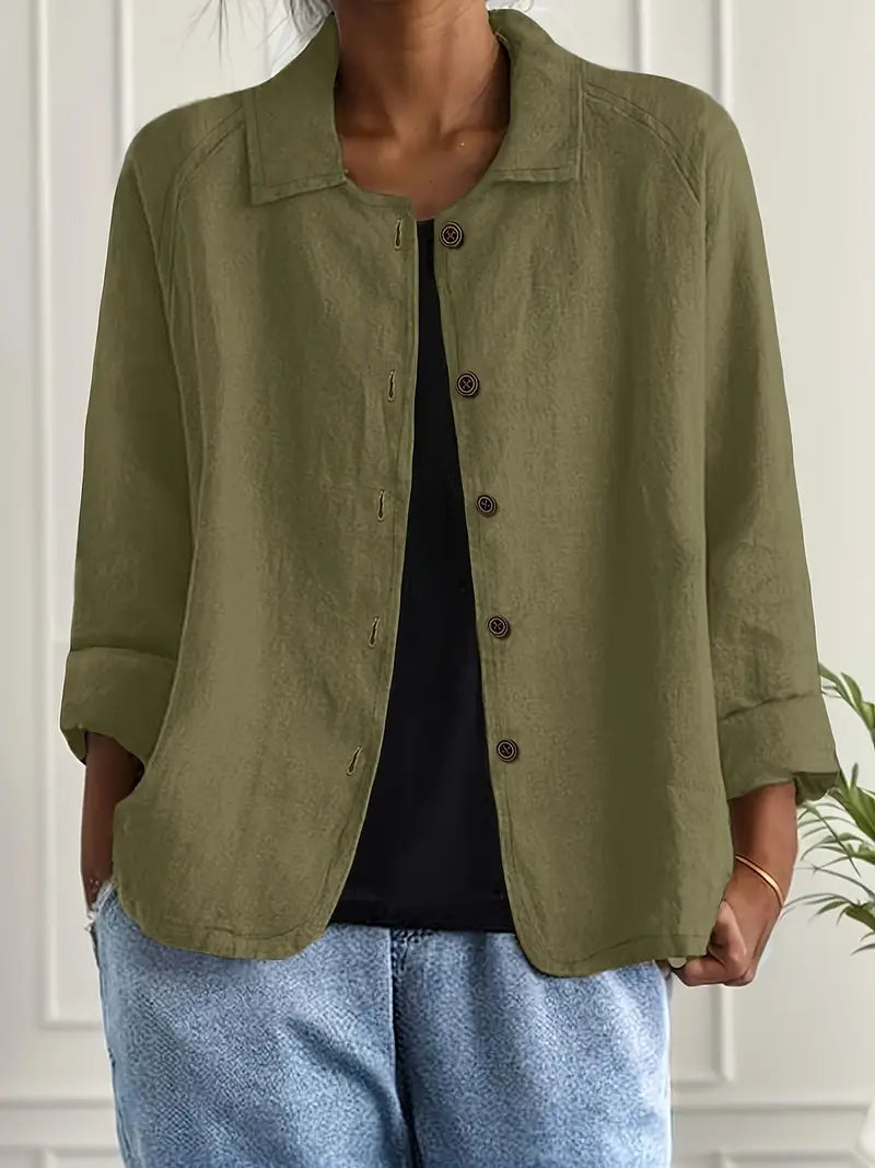 Helvano | Leichter Hemd-Cardigan für Damen