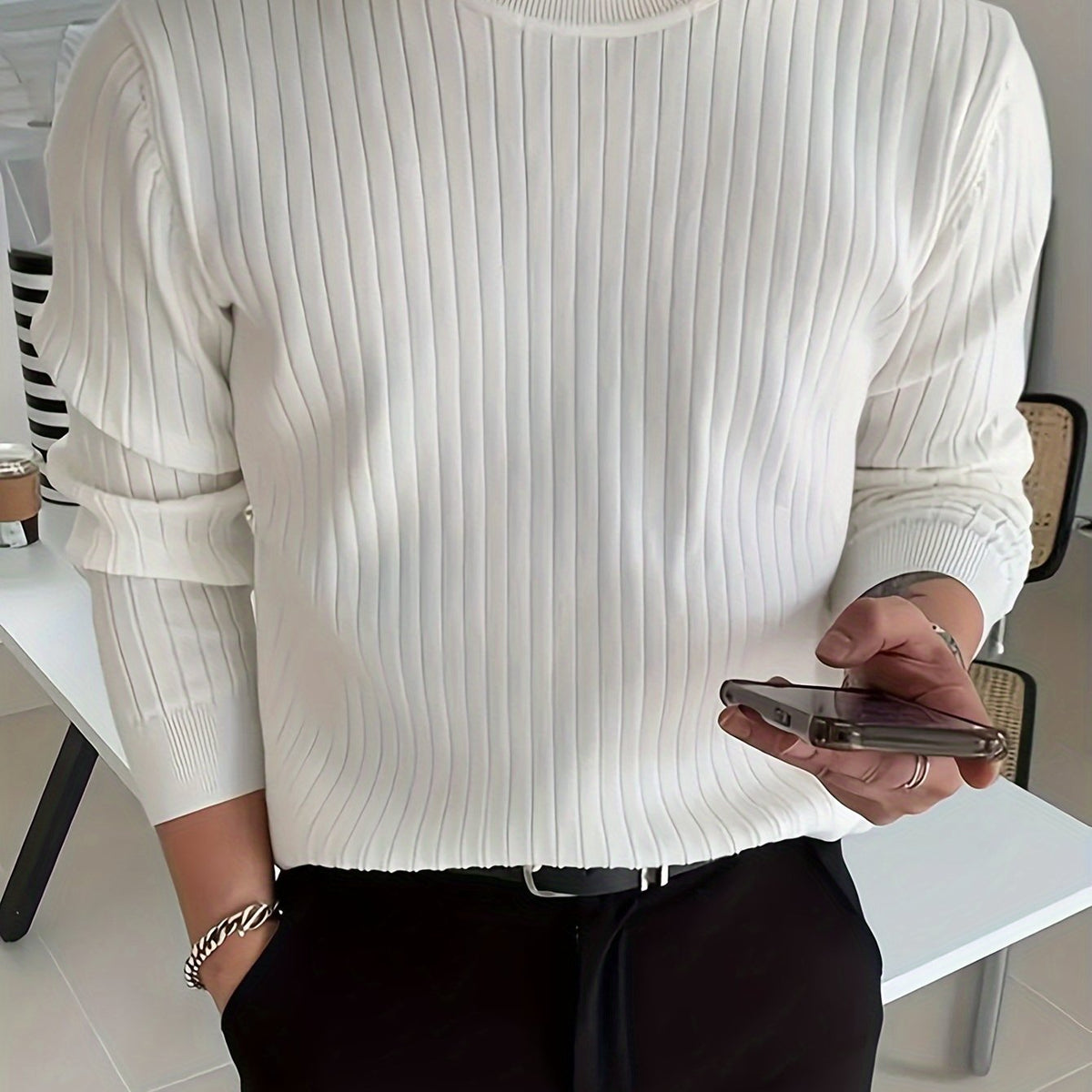 Helvano | Viskose-Strickpullover für Herren