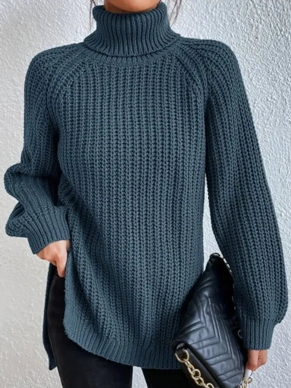 Helvano | Rollkragenpullover mit Raglanärmeln für Damen