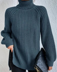 Helvano | Rollkragenpullover mit Raglanärmeln für Damen