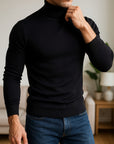 Helvano | Strickpullover mit Stehkragen für Herren