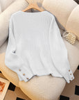 Helvano | Rippstrick-Pullover mit V-Ausschnitt