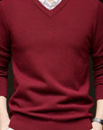 Helvano | Herren Strickpullover mit V-Ausschnitt