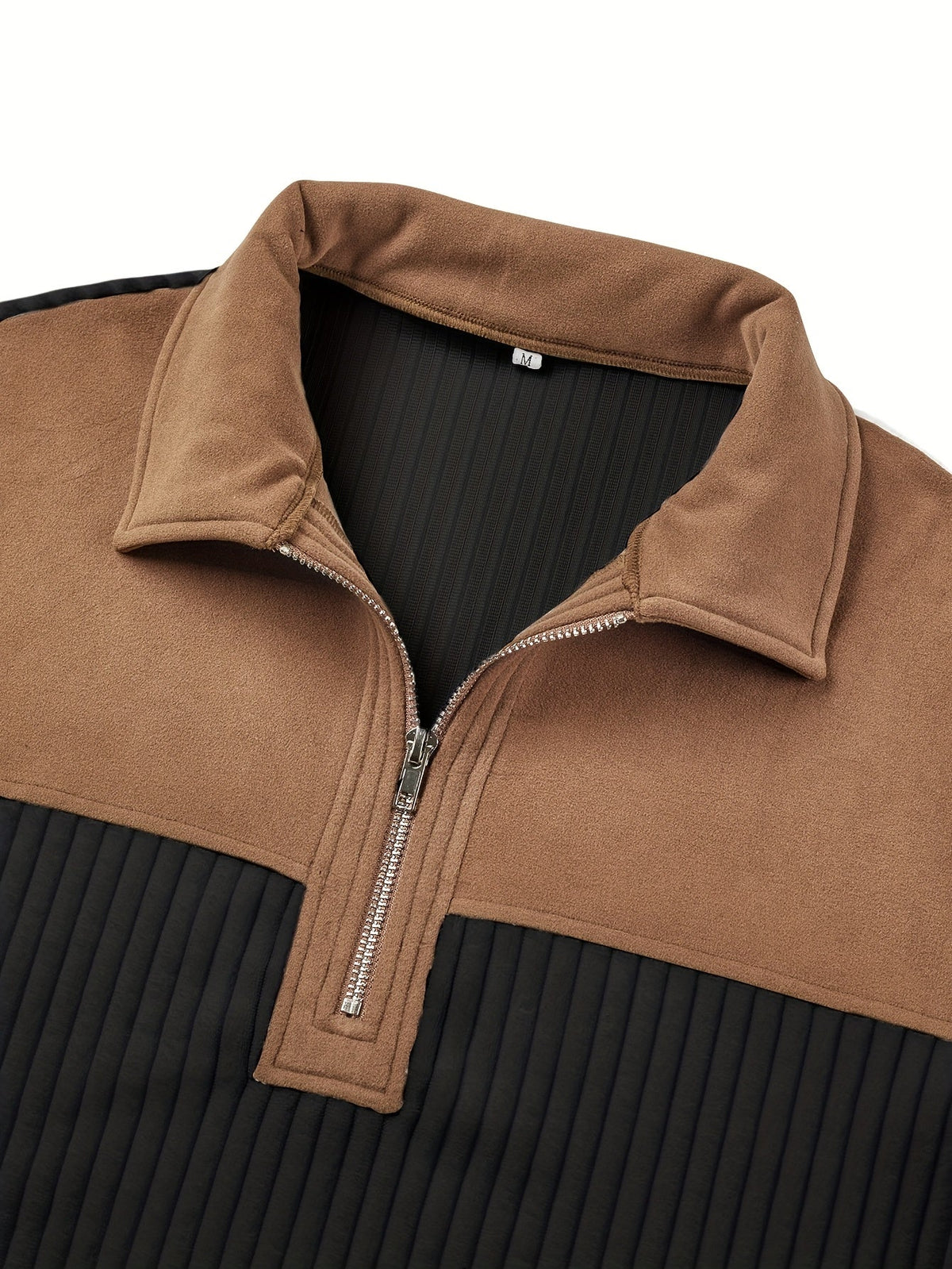 Helvano | Zweifarbiger Strick-Troyer mit Zipper für Herren