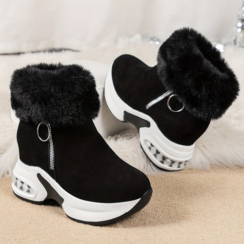Helvano | Gefütterte Stiefel mit Seitenreissverschluss für Damen