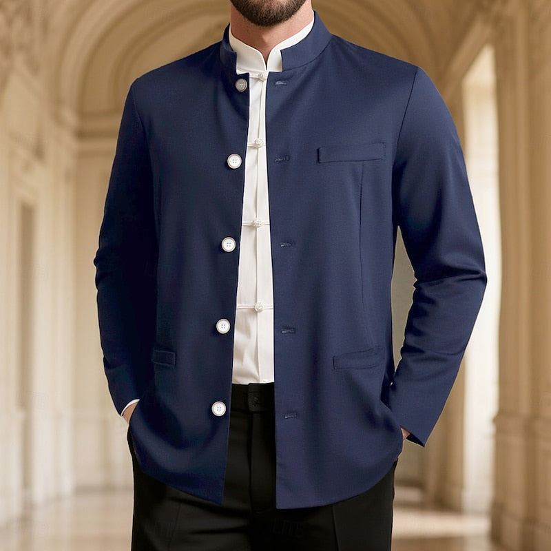 Helvano | Herrenjacke mit Stehkragen