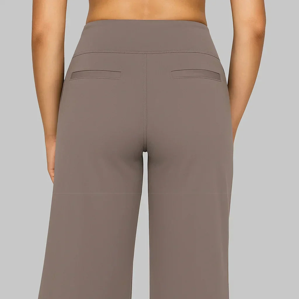 Helvano | Damen Stretch-Hose mit elastischem Bund