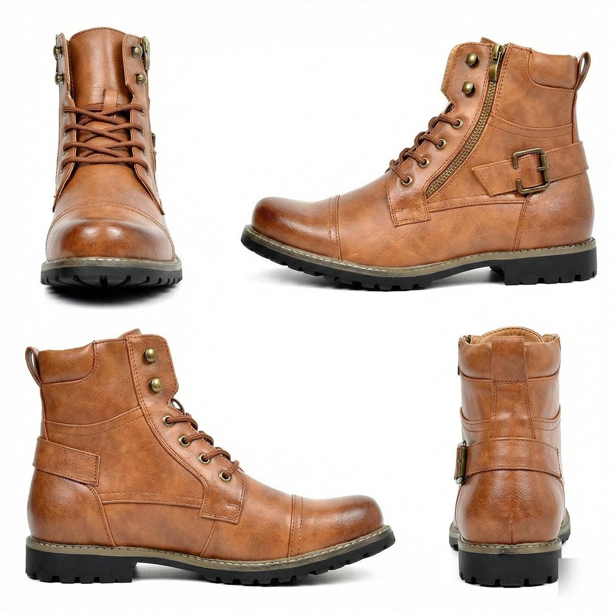 Helvano | Motorradstiefel aus Leder für Herren
