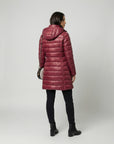 Helvano | Ultraleichte Daunenjacke mit Kapuze für Damen