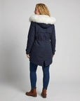 Helvano | Warme Winterjacke für Damen, Mittellang