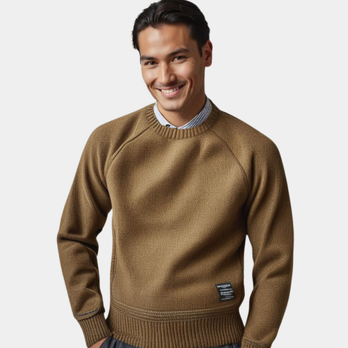 Helvano | Herren-Strickpullover aus Wollmischung