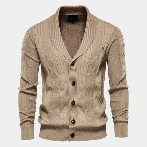 Helvano | Herren-Cardigan mit Knöpfen