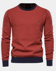 Helvano | Herren Strickpullover mit Karomuster