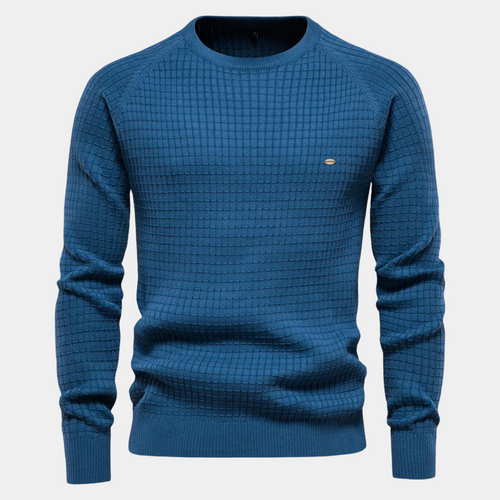 Helvano | Herren-Pullover mit Karomuster