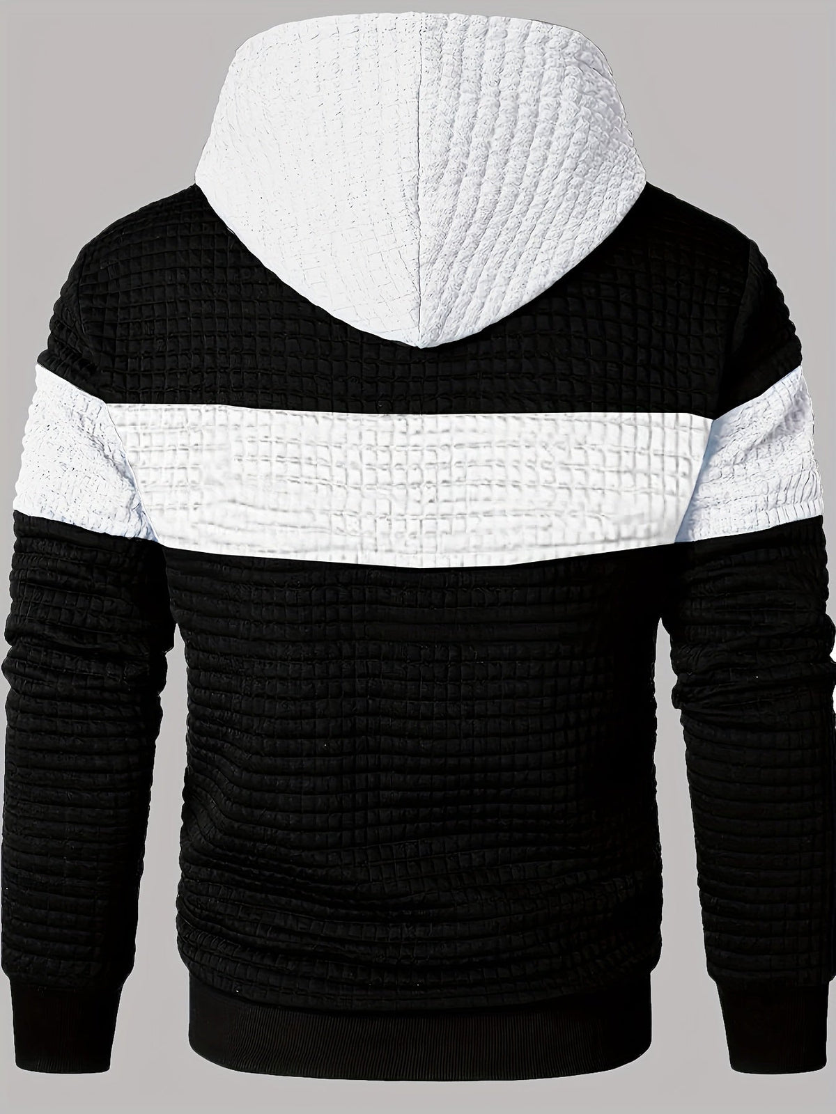 Helvano | Strukturierter Colorblock-Hoodie für Herren