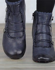 Helvano | Viktorianische Schnür-Stiefeletten für Damen mit Spitze