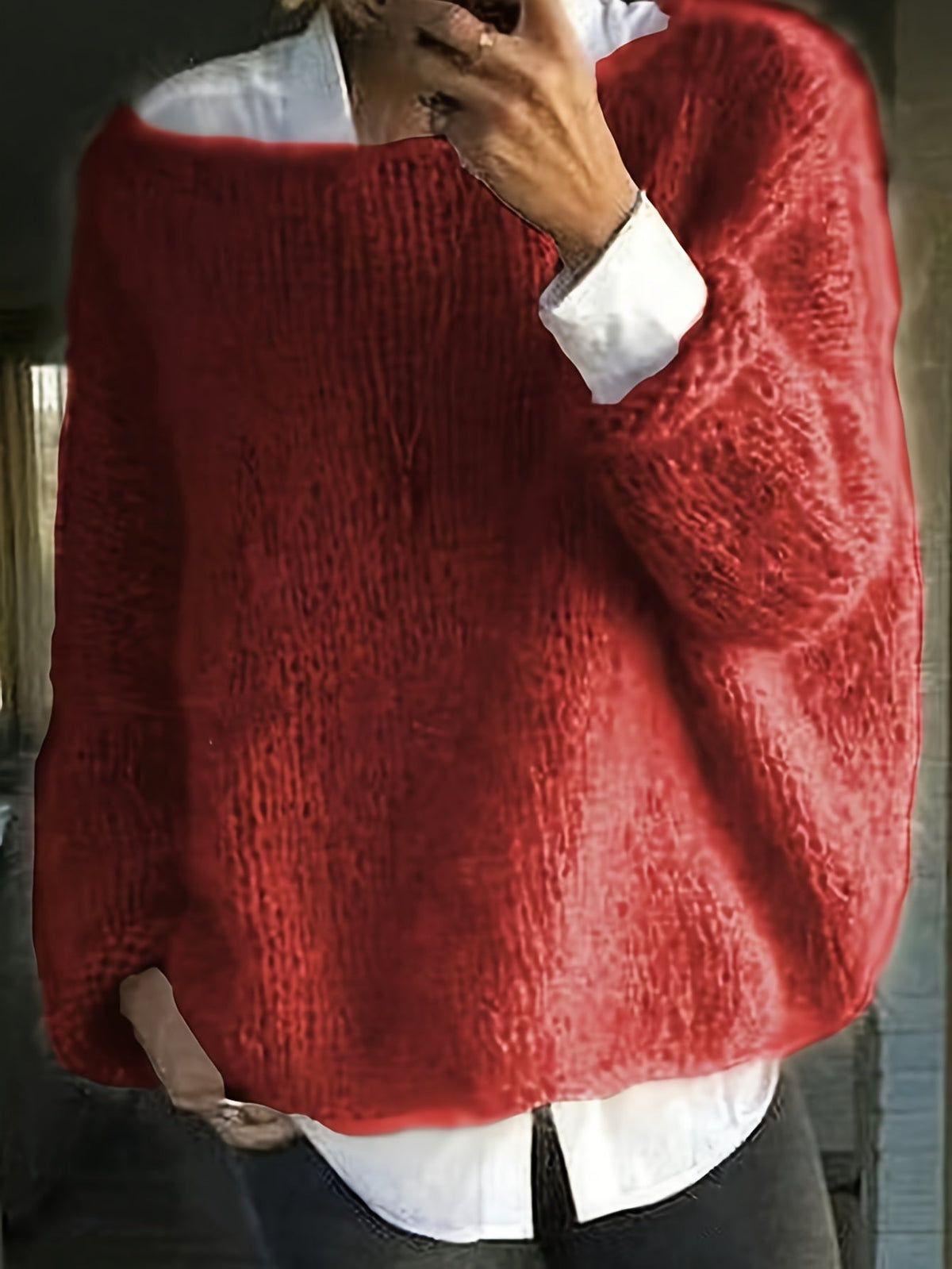 Helvano | Lockerer Strickpullover mit Rundhals für Damen