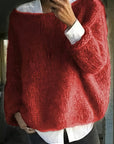 Helvano | Lockerer Strickpullover mit Rundhals für Damen
