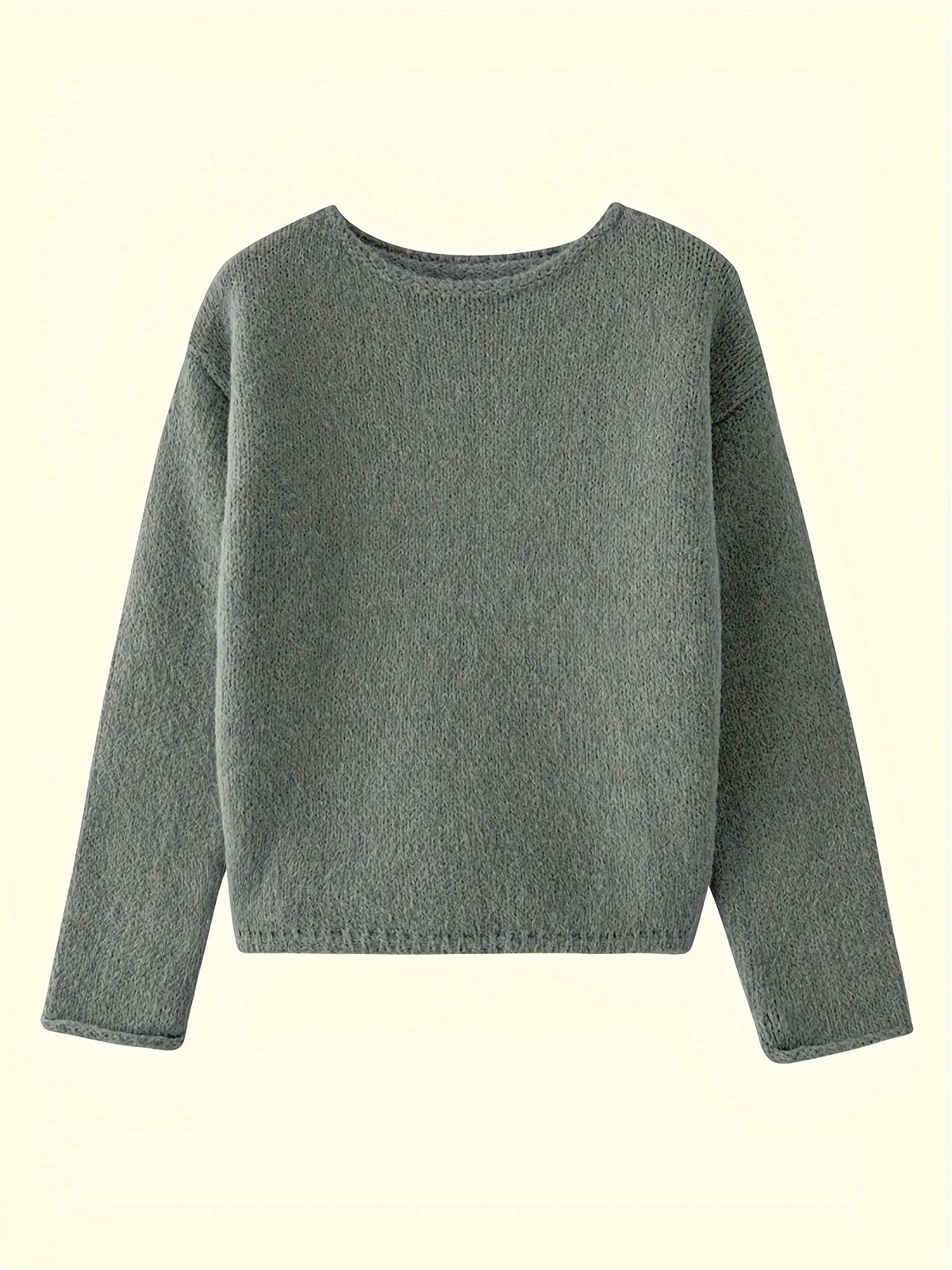 Helvano | Lockerer Strickpullover mit Rundhals für Damen