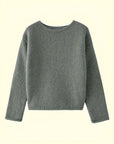 Helvano | Lockerer Strickpullover mit Rundhals für Damen