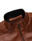Helvano | Bikerjacke mit Stehkragen für Herren