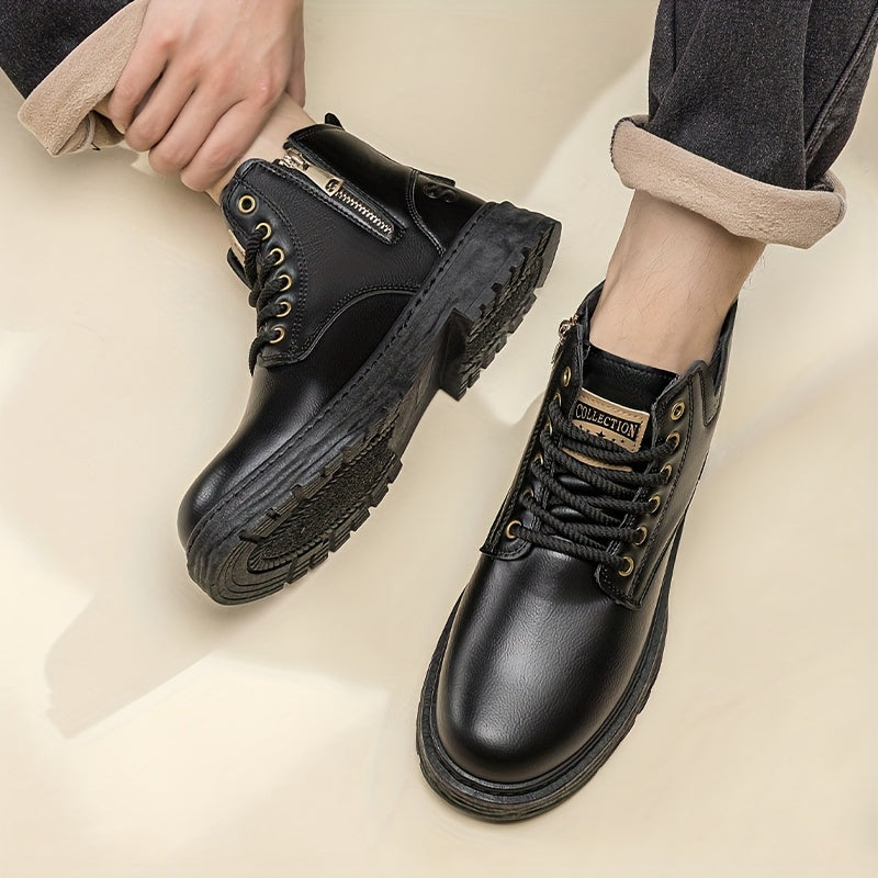 Helvano | Gefütterte High-Top-Schnürstiefel für Herren