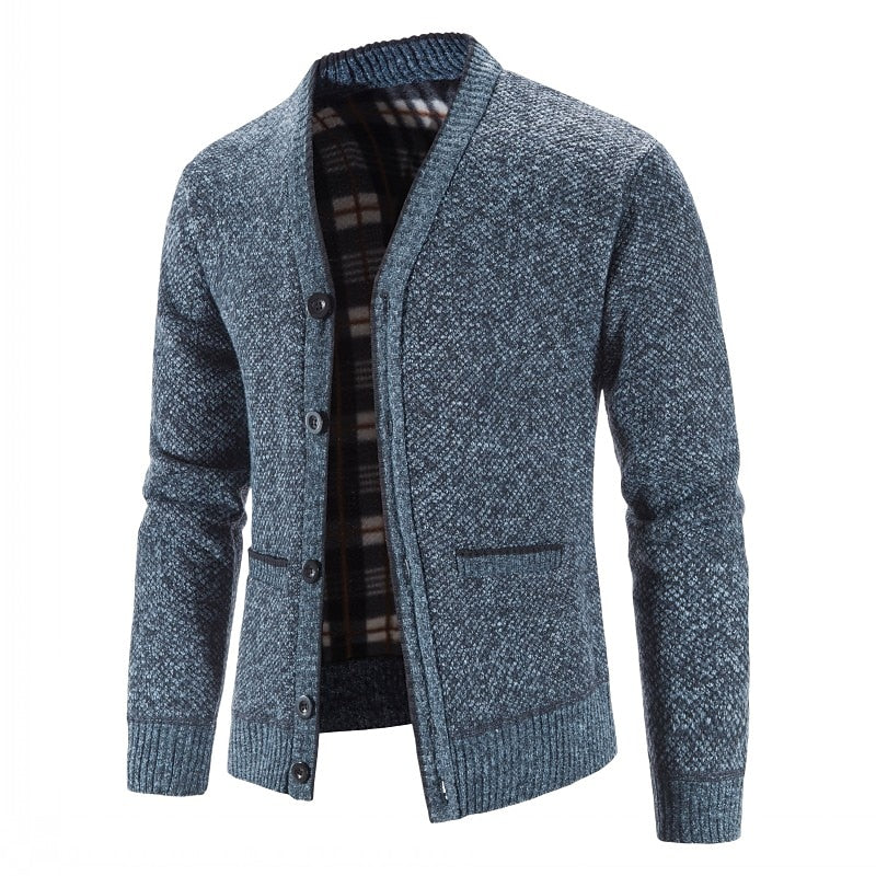Helvano | Strickjacke mit V-Ausschnitt für Herren