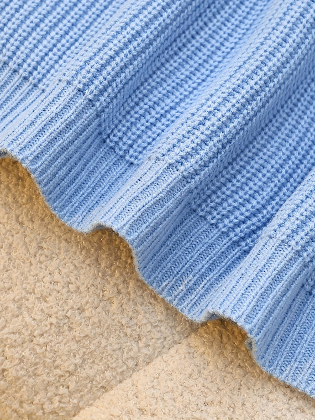 Helvano | Damen Strickpullover mit Wasserfallkragen