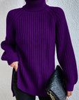 Helvano | Rollkragenpullover mit Raglanärmeln für Damen
