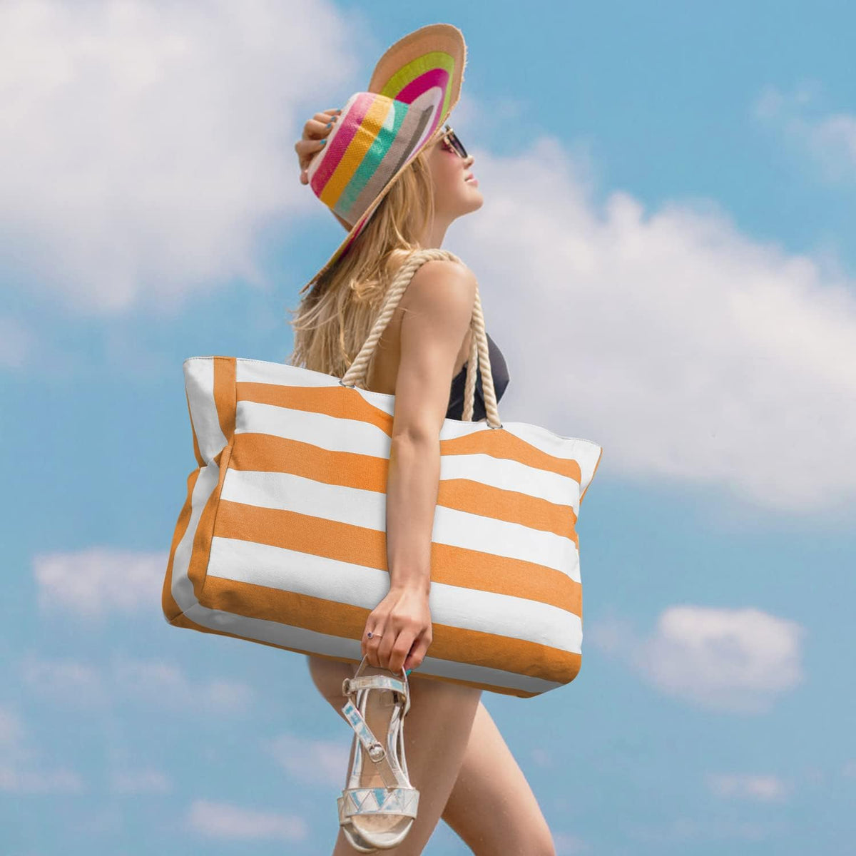 Helvano | Oversized Strandtasche für Damen
