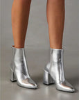 Helvano | Bequeme Stiefeletten für Damen in Silber