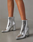 Helvano | Bequeme Stiefeletten für Damen in Silber